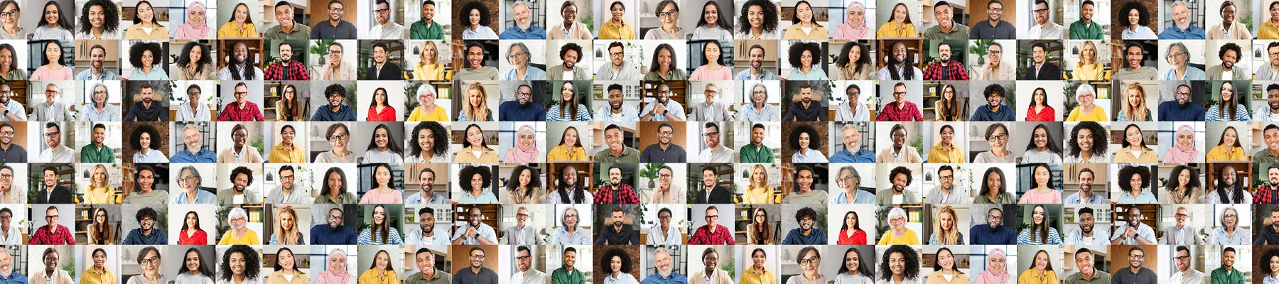 Portraits of fictional employees of MW Holding